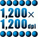 1,200×1,200 dpi