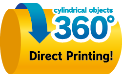 cylindrical objects 360º Direct Printing!