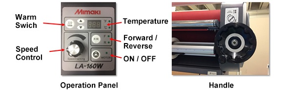 Operation Panel, Handle