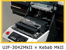UVプリンターUJF-3042MkⅡ円柱印刷オプション Kebab MkII Series