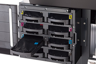 Large capacity ink bags and sub tanks
