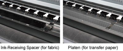 Ink-Receiving Spacer (for fabric) / Platen (for transfer paper)
