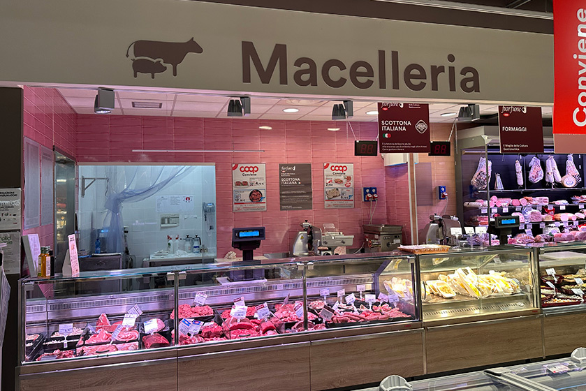 Meat market signage