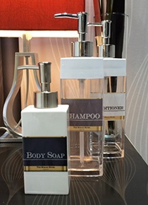 Toiletry bottles