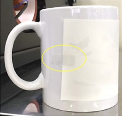 Attach the heat resistance tape not to move the paper.