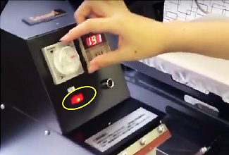 Heat press for mug