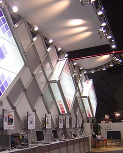Eventas's unique "System Display" offered by utilizing UCJV300-160