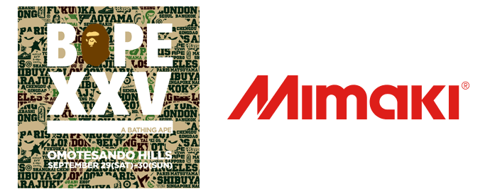 A BATHING APE®×Mimaki