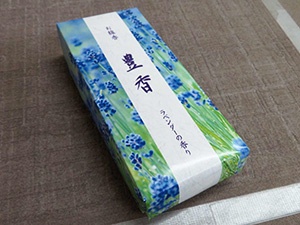 Originally developed box of incense sticks