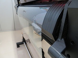 Mainly printed on film materials close to those used in actual packaging