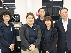 President Nishimaki and his staff