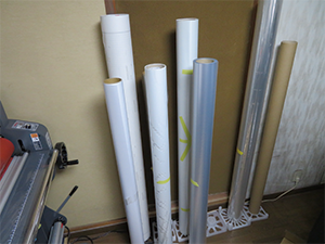 Prints on various media including transparent materials