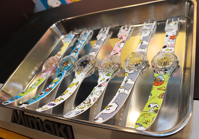 The “swatch x Peanuts” collaboration
