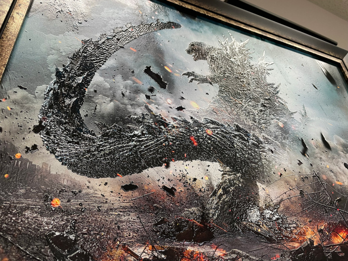 Godzilla-1.0 Artful Panel 2.5D