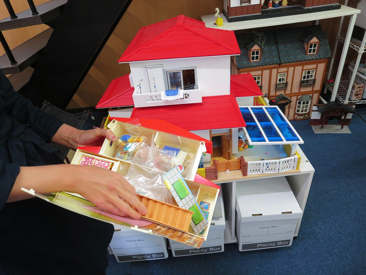 Some miniature houses are large, and there is a demand to reduce the size by 3D printer.