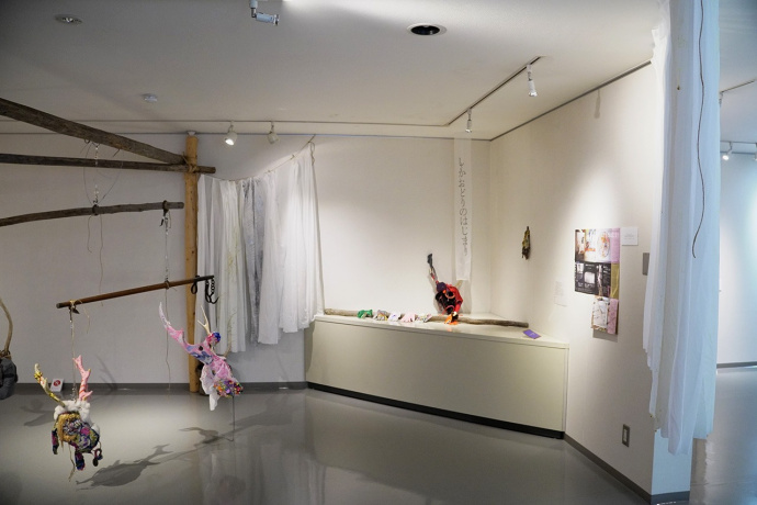 Large installation "The Origin of the Deer Dance"