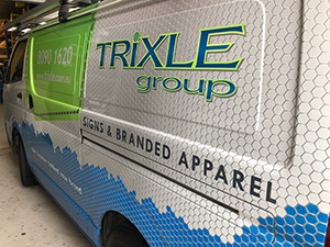 Trixle Group - Look out for this well branded van.