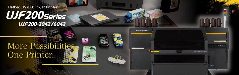 UJF200 Series | Flatbed UV printer