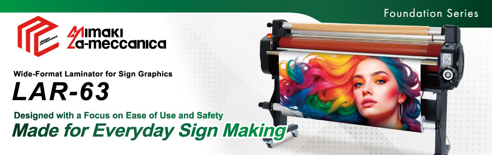 "LAR-63" Large-Format Laminator for Sign Graphics