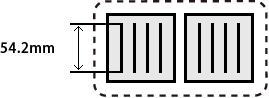 print head | Nozzle length of 54.2mm (2 inches)
